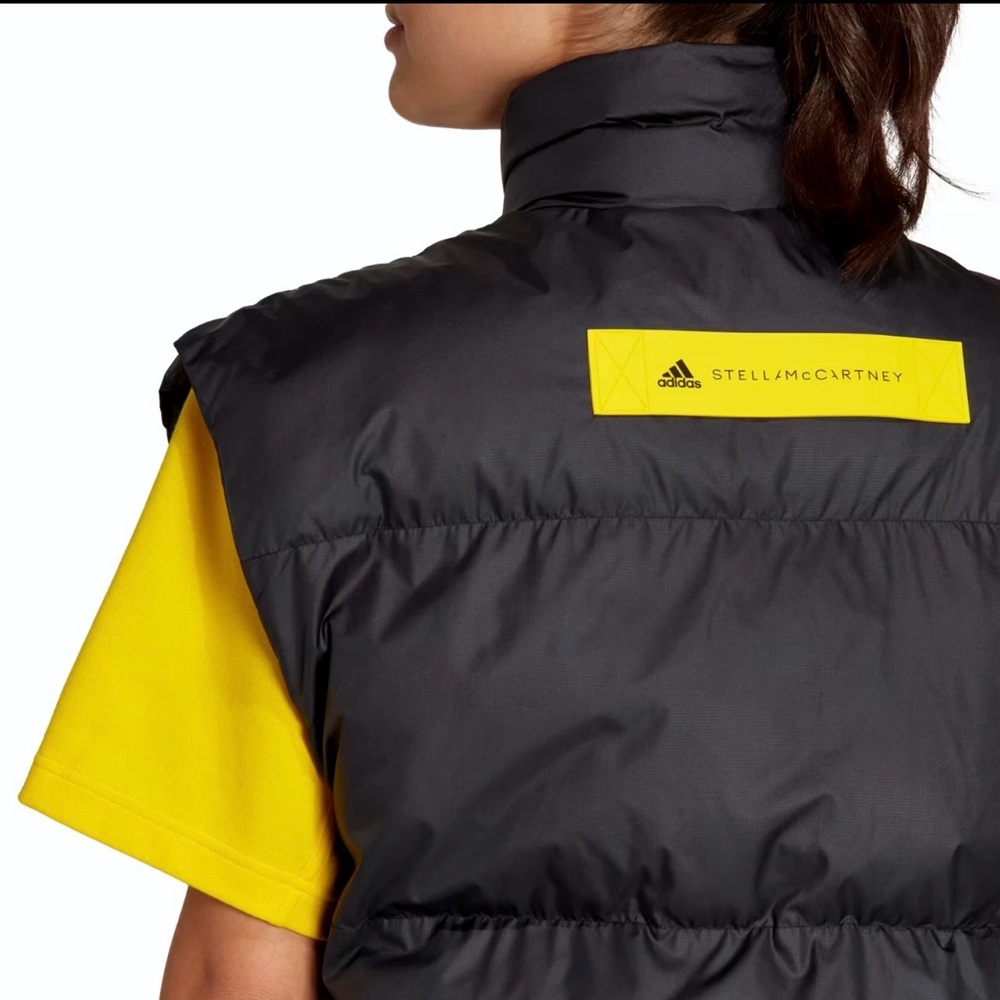 Adidas by Stella McCartney Black Puffer Vest - Picture 9 of 17